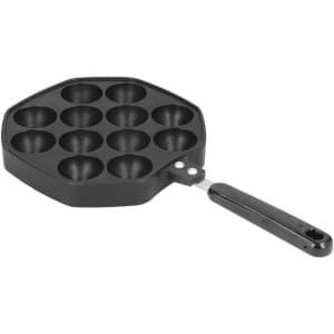 Smoakez - Takoyaki Maker Pan met 12 Vormen - Mini Bakplaat voor Japanse Octopusballetjes Snacks - Keuken Accessoire voor Takoyaki liefhebbers
