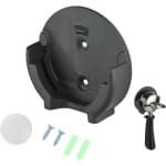 Stoer- Koffiezetapparaat Accessoire - Espresso - Wandmontage - Opslagoplossing - Zwart - Keuken - Praktisch - Compatibel met [Merk] - Universele Maat Portafilter Wandrek, Zelfklevend Geen Boren ABS Portafilter Houder Hanger voor 51mm 54mm Portafilter