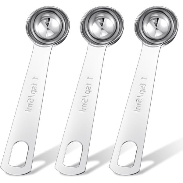 Theelepels Maatlepels Roestvrij Staal Eetlepel Keuken Accessoires 3 Stuks