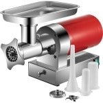 VEVOR CommerciëLe Elektrische Vleesmolen 300 KG/U Worstvuller Maker Keuken