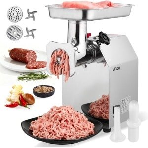 VEVOR Commerciële Elektrische Vleesmolen 4,17kg/min 1100W Worstmachine Keuken