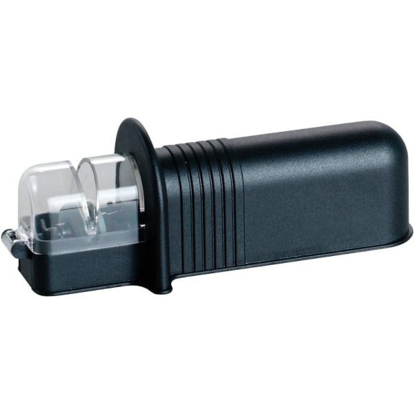 VIN® Rollende Messenslijper - Messenslijpsysteem - Keramisch Slijpsteen Rollend - Koksmes - Keuken Accessoires - Zwart