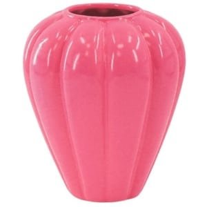 Vaas - Keramiek - Aardewerk - Swirl - Roze - Decoratie - Woonaccessoires - Accessoires - Wonen - Keuken - Chique - 20x20x21,5 cm