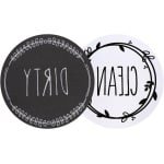 Vaatwasser Magneet Vuil Schoon Teken Boerderij - Dubbelzijdig Universele Indicator met Magnetische bevestiging - Voor Keuken en Koelkast - Eenvoudig Schone/vuile Status Controle - Handige Afwasmachine Accessoire