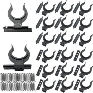 Voeten Clips voor Keuken Sokkel - 20 stuks Met Schroeven en Schroevendraaier - Beugel Past voor 32-35 mm Diameter - Keuken Kick Board Accessoires