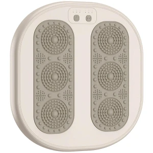 Voetenwarmer - Elektrische Voetverwarmer - Voetenverwarmer - Stil Kantooronder Voetenwarmer, Kleine Extra Verwarming, Instelbare Temperatuur, Beige, Geschikt voor Kantoor, Huis en Keuken