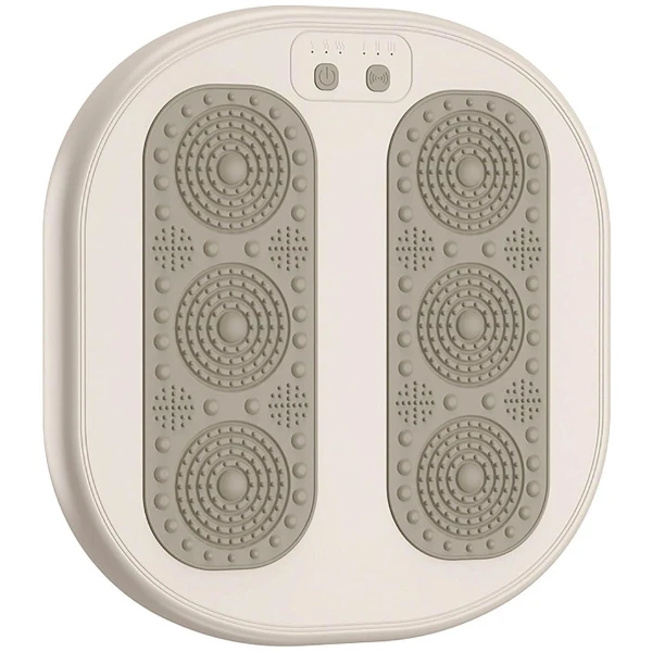 Voetenwarmer - Elektrische Voetverwarmer - Voetenverwarmer - Stil Kantooronder Voetenwarmer, Kleine Extra Verwarming, Instelbare Temperatuur, Beige, Geschikt voor Kantoor, Huis en Keuken