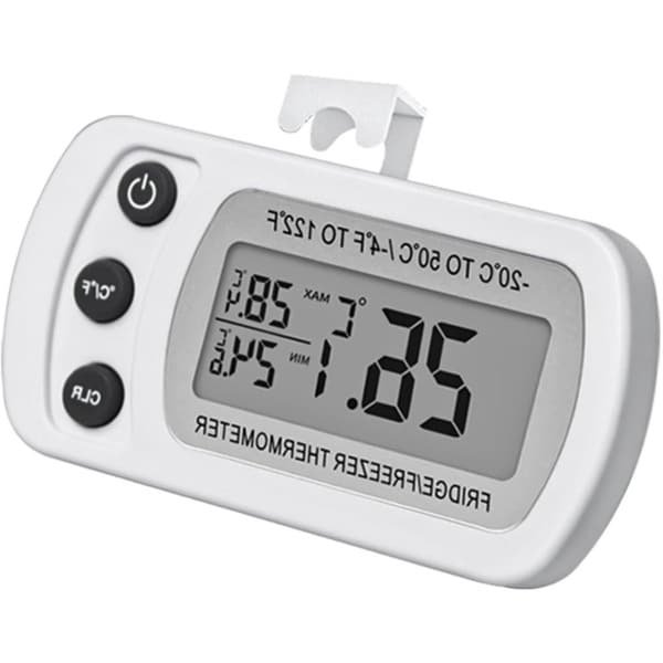 Waterdichte Keuken Thermometer - Digitaal - Groot LCD Scherm - Geschikt voor Koken - Zwart - Timer Functie - Inclusief Batterijen - Keuken Accessoire