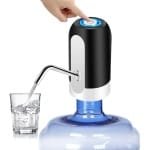 Waterdispenser - Drinkwaterpomp - Automatische Waterdispenser - Waterpomp - Elektrische waterpomp - Flessenwaterpomp - Draagbare Dispenser - Watertap - USB oplaadbaar - voor kamperen, reizen, thuis, in de keuken en op kantoor