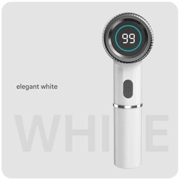 Witte multifunctionele elektrische reinigingsborstel voor huishoudelijk gebruik in de keuken, draadloze elektrische reinigingsborstel, automatisch.