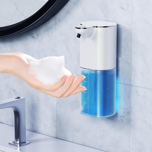 Zeepdispenser wandmontage Automatische contactloze elektrische sensor USB-oplaadbaar badkamer keuken kantoor zeepdispenser wandmontage