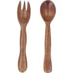 Zeynomax - Set van 2 houten bakvormen voor thuis en reizen - Bakattributen van duurzaam hout - Herbruikbare bakvormen - Keuken accessoires Thanksgiving of Kerst.