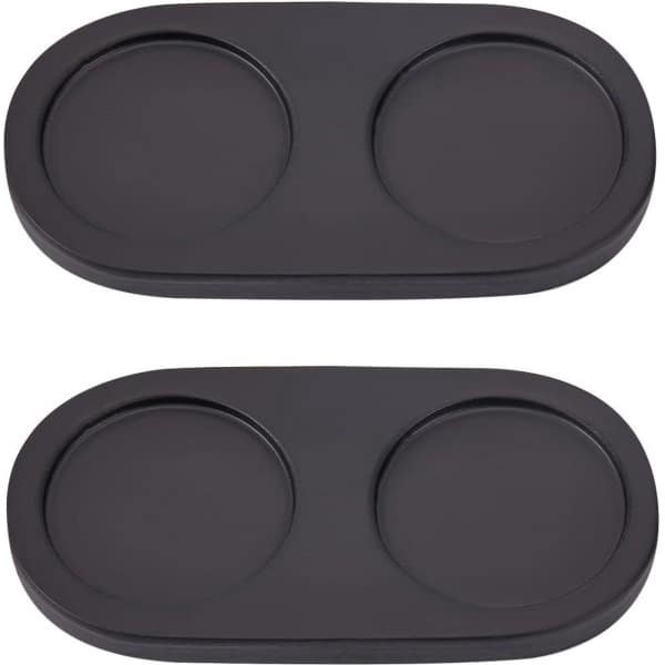 Zout- en Pepermolen Dienblad - Houten Pepermolen Rusthouder - Eettafel Beschermer - Shakers Zout Accessoires - Keuken Opslag - Woondecoratie Ambachten - Zwart - 149 x 75 cm