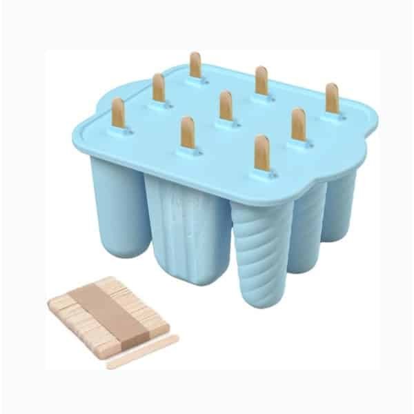 ijsvormpjes voor ijslollys - IJsvormpjes - Keukengerei - keuken gadgets - siliconen mal - blauw