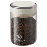 koffiebonen pot - Keukengerei - voorraadpotten - keuken gadgets - glazen pot - 110ml - Wit