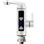 longziming -Elektrisch Verwarmde Kraan - Doorloopkraan - Elektrische Doorstroomverwarmer 3000W met LED-Display en Mengkraan - Direct Warm Water - Instelbare Temperatuur 15-55°C - Compacte Boiler voor Keuken en Badkamer