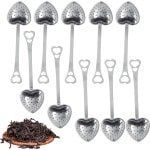 10 stuks thee-ei van roestvrij staal 304 - geschikt voor theepotten - keuken accessoire - thee infuser theezeef