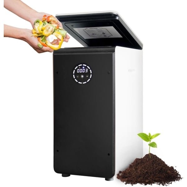 19L Elektrische Compostbak voor Keuken - Duurzame Filter - Echte Compostering - Voedselverwerker - Organische Compostbak