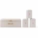 4-delig Keuken Accessoires Set met Brooddoos en Opbergcontainers