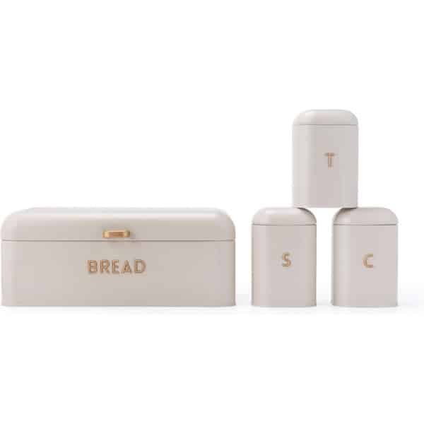 4-delig Keuken Accessoires Set met Brooddoos en Opbergcontainers