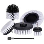 6-delige set elektrische boorborstels geschikt voor het schoonmaken van huis, keuken, badkamer en auto.