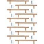 Allecto - Kastgrepen Set - Handgrepen Keuken - Sterk en Duurzaam - Goudkleurig - Hardware Accessoires - 128 mm Gatmaat - Geschikt voor Kastlade en ...