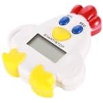 Allecto - Keuken Timer - Digitale Timer - Schattige Haan Vorm - Compact formaat - Keuken Accessoire - Praktisch en gebruiksvriendelijk - Geschikt v...