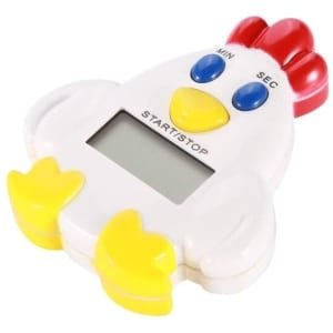 Allecto - Keuken Timer - Digitale Timer - Schattige Haan Vorm - Compact formaat - Keuken Accessoire - Praktisch en gebruiksvriendelijk - Geschikt v...