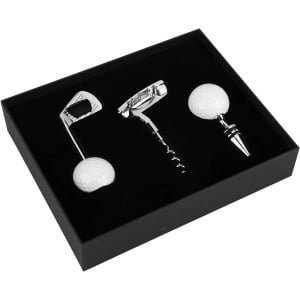 Allecto Plus - Golf vorm Kurkentrekker en Flesopener Set voor Wijnflessen - Ideaal voor Rode Wijn liefhebbers - Bar en Keuken Accessoires