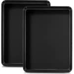 Bakplaat Set - Keuken Accessoires - Bakken & Braden - Antiaanbaklaag - 40x30cm - Zwart