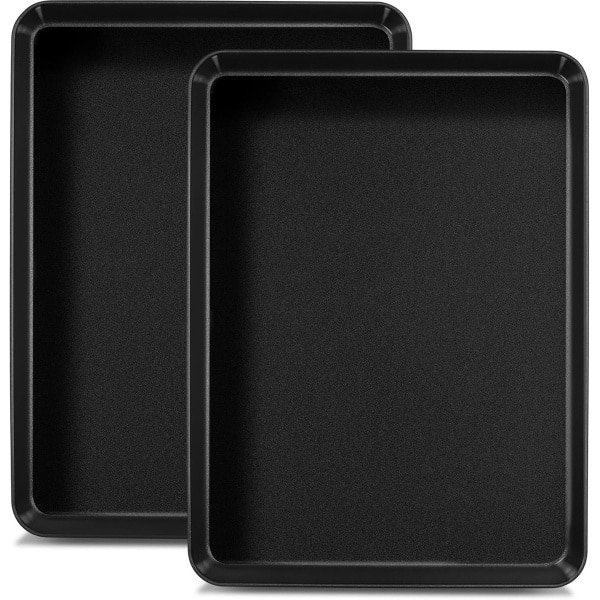 Bakplaat Set - Keuken Accessoires - Bakken & Braden - Antiaanbaklaag - 40x30cm - Zwart