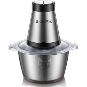 Biolomix - Vleesmolen - Gehaktmolen - Vleesmolens - Keukenmachine - Keuken Machine - 2 Snelheden - 500W - 2L Capaciteit - Elektrische Chopper - Slicer