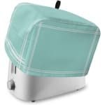 Broodroosterhoes 2 Stuks - Keuken Accessoire - Apparaat Beschermen - Met Opbergvakken - 30x19x20 cm - Licht Cyaan