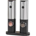 ByShane - Elektrische Zout en Peper Molen Set voor Keuken | Verstelbare Grofheid | Oplaadbaar | Automatisch | Één Hand Bediening | Kruidenmolen met Oplaadstation