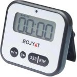 Digitale Kookwekker 5 x 85 x 75 cm Plastic - Wit En Zwart - Keuken accessoire Kookwekker analoog