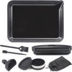 Draagbare rollade set met schenktuit en accessoires voor keuken