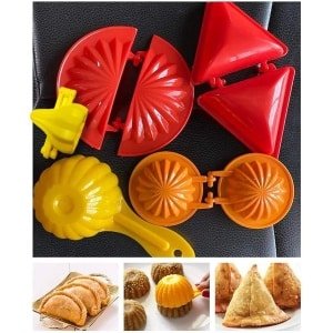 Dumpling Vormpjes Set - Modak, Samosa & Karanji Maker Mold Set - Diverse Vormen - Keuken Accessoire