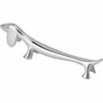 Eetstokje Standhouder Lepel Vork Mes Organizer Lichtgewicht Draagbaar Gegalvaniseerd Zinklegering Dierlijke Vorm Zilver Bestekrek Keuken Accessoire Opbergrek (Pup Design)