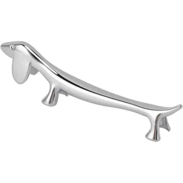 Eetstokje Standhouder Lepel Vork Mes Organizer Lichtgewicht Draagbaar Gegalvaniseerd Zinklegering Dierlijke Vorm Zilver Bestekrek Keuken Accessoire Opbergrek (Pup Design)