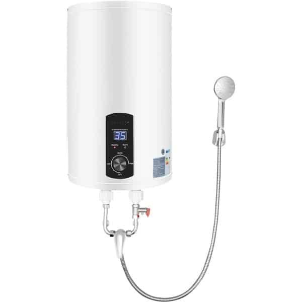 Elektrische Boiler - Warmwaterboiler - Keuken Badkamer - Inclusief Kraan Douche - 30 Liter Capaciteit - Wit