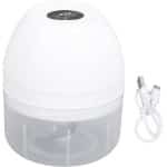 Elektrische Hakker - Mini Blender - Keuken Assistent - Draadloos Oplaadbaar - 250 ml - Wit