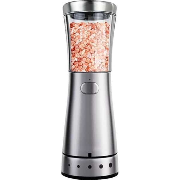 Elektrische Molen - Zout Peper Molen - Keuken Gebruik - Vijfmaal Instelbaar - 18.8cm Hoog - Multicoloured