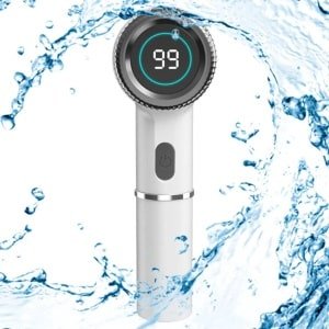 Elektrische Schoonmaakborstel - 5 Opzetstukken - Elektrische Schrobborstel - Wasborstel - Reinigingsborstel - Waterdicht - Voor Badkamer en Keuken - wit