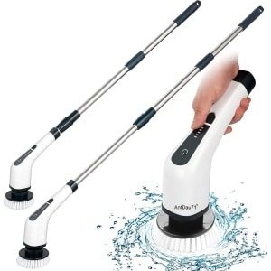 Elektrische Schoonmaakborstel - Roterende Borstel - Huis Badkamer Keuken - Draadloos Oplaadbaar - 7 x 3 x 100 cm