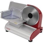 Elektrische Vlees Snijmachine - Keuken Snijder - Fijne Slices Maken - Krachtige Motor - 190mm Mes - Zilverkleurig