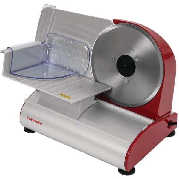 Elektrische Vlees Snijmachine - Keuken Snijder - Fijne Slices Maken - Krachtige Motor - 190mm Mes - Zilverkleurig