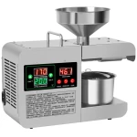 Elektrische oliepersmachine met groot digitaal kleurendisplay voor thuis, keuken en andere toepassingen. Intelligente, roestvrijstalen elektrische oliepersmachine.