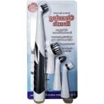 Elektrische reinigingsborstel met vervangende hoofden - automatische huishoudelijke combi-schrobber voor keuken badkamer woonkamer (zwart en wit)