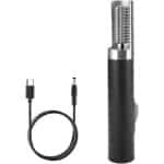 Elektrische visschubben - RVS - Professioneel - Beschermkap - Visgereedschap - Visschraper - Zeevruchten - Gereedschap - Vismarkt - Restaurant - Keuken - Zwart - Roestvrij staal