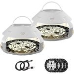 Elektrische vlooienval met kleefschijven, oplaadbaar - effectief tegen vlooien en bedwantsen - voor woning, keuken en slaapkamer - set van 2 stuks